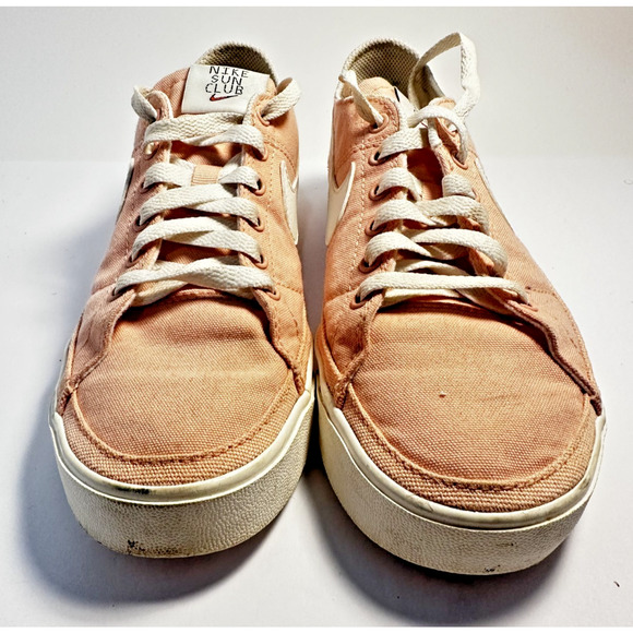 Nike Sun Club SB Women’s 8 Peach Canvas Low Top Skate Sneakers CZ0294-800 - Picture 3 of 9